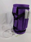 440hz 6  F Heart Chakra Handle Clear Quartz Crystal Singing Bowl Case Sound Heal