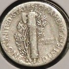 Silver Dime - Mercury - 1944-d  157 