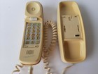 Vintage At t Trimline 210 Slimline Push Button Desk Or Wall Telephone Beige Tan