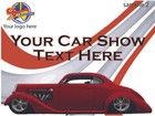 75 4 x3  Custom Car Show Dash Plaques 