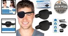 Eye Patch Regular Size Black 2 Pcs 3d Adjustable Left Right Amblyopia Cover