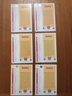 Lot Of 6 1992 Upper Deck - Chad Curtis  774  rc 