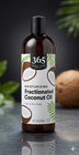 365 Fractionated Coconut Oil For Skin   Hair  16oz Value Bottle  Exp 5 2034