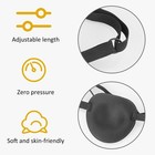 2pcs Adjustable 3d Eye Patches Single Eye Mask Buckle Soft And Comfortable
