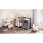 Afg Baby Furniture Kali 4-in-1 Convertible Crib And Changer Gray