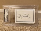 President Jimmy Carter Signed Autograph Auto Cut Signature Psa dna  Slabbed