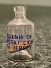 Vintage Miniature Penny-in-a-bottle Souvenir Of Barnegat Light New Jersey 1976