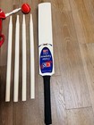 Junior Cricket Bat Set Wooden Kids Youth Practice Training Outdoor Play Ball Set