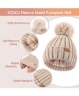 Wool Beanie  Scarf   Gloves Set