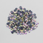Glitter Crystal Ab Iron On Hotfix Rhinestones Flatback Glass Gems For Art Deco