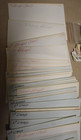 Box Full Of Worldwide Mostly Used Stamps  Many Unused    61 Stamp Catalog