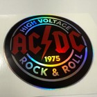 Ac dc Sticker High Voltage Since 1975 Vinyl Decal Rock Band Music Logo 3 5 