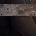 Vintage Cast Iron Drinking Fountain Sign White colored