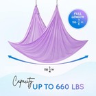 Yes4all Aerial Yoga Hammock  5 5 Yards Long  198 Inches High 