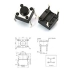 6  6  5mm Micro Tact Switch Smd Copper Tactile Push Button Circuit Board 4pin
