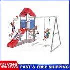 5 In 1 Playground Swing Sets For Backyard With Slide Outdoor Play Set For Kids
