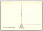 Panoramic  general View Of Jerusalem  Israel  Judaica-palestine Postcard