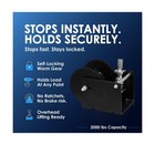 Dutton-lainson Company - Worm Gear Winch  wg2000hex  With 5 8  Hex Drive - Ru   