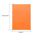 20 Sheet Orange Transparency 11 7  X 8 2  Printable Vellum Paper