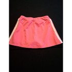 Adidas Skort Girls L 14 16 Pink White 3 Stripe Athletic Tennis Golf Pull On