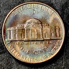 1943  d  Jefferson Silver Nickel  wartime  5c Gem Bu Unc 