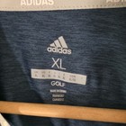 Adidas Golf Men s Xl Blue Short Sleeve Polyester Polo Shirt Regular Fit Logo