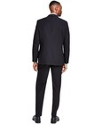Nautica Mens Modern Fit 2 Piece Suit 38 R   32 Waist Black Solid Stretch