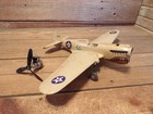 Vintage Cox P-40 Flying Tiger Flying Airplane Model Gas Powered - Parts 