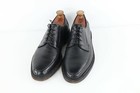 Vtg 70s Hanover Shoe Mens 10 5 C Calfskin Leather Blucher Grand Prix Dress Shoes