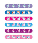 1-50 Unicorn Snap Slap Band Bracelets Loot Party Bag Fillers Favour Toy Reward