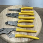 Caterpillar Tools Usa By Snapon 4pc Plier Set Slip Needle Cutter Channel Lock u