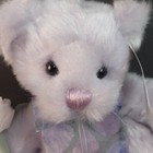 First   Main Purple Lavender Shimmers Teddy Bear Plush M1625 With Rose 12 