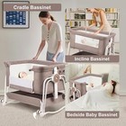 4 In 1 Baby Bassinet Bedside Sleeper  Rocking Bassinet For Baby  Bedside Sleeper