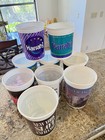 Vintage Casino Plastic Coin Buckets - Set Of 9 Total Excellent Condition