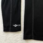 Carhartt Force Mens Shirt Xl Black Midweight Waffle Base Layer Crewneck Top