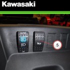 New 2021 - 2026 Genuine Kawasaki Mule 4000 4010 Horn Kit Trans 99994-1715