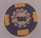 Vintage Harolds    Club Casino  500 Chip