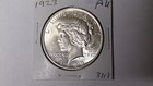 Au 1923 Peace Silver Dollar About Uncirculated Philadelphia Mint Coin  61522 