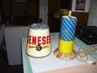 Vintage 1950 s Genesee Beer Rotating Lamp Rare 