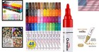 48 Paint Markers Set  Oil Based Permanent Pens For Wood Rock Metal Glass