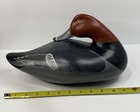 Vintage 1993 Patrick Vincenti Hand-carved Wooden Redhead Drake Decoy - Preening