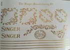 Restoration Water Decals For Singer 30k Sewing Machine 