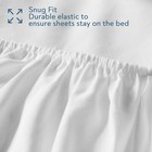 Fitted Hospital Bed Sheets Soft durable For Home care Beds medical Use White
