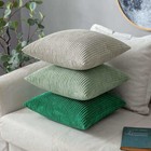 Corduroy Plush Jumbo Cord Cushion Cover Soft Throw Pillow Case Sofa Home Decor