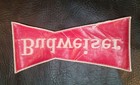 1970s Budweiser Bow Tie Jacket Patch 9 Inches St Louis Missouri Anheuser Busch