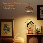 Bstrip 18w Full Spectrum Led Hanging Grow Lights For Indoor Plants  Boho Rattan