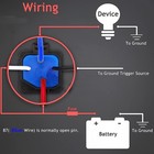 2pcs 40 30 Amp Waterproof Relay Switch 12awg Harness Set With Built-in Diode- 12