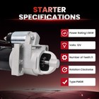 3hp High Torque Mini Starter For Sbc Bbc Chevy 168 Tooth 323255 3231701
