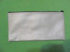 Vintage Banner Bank Zippered Deposit Money Bag Pouch 12  X 6 