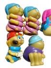 Vintage Playskool Snugglebumms Lot 6 Figures   Original Blanket 1980s